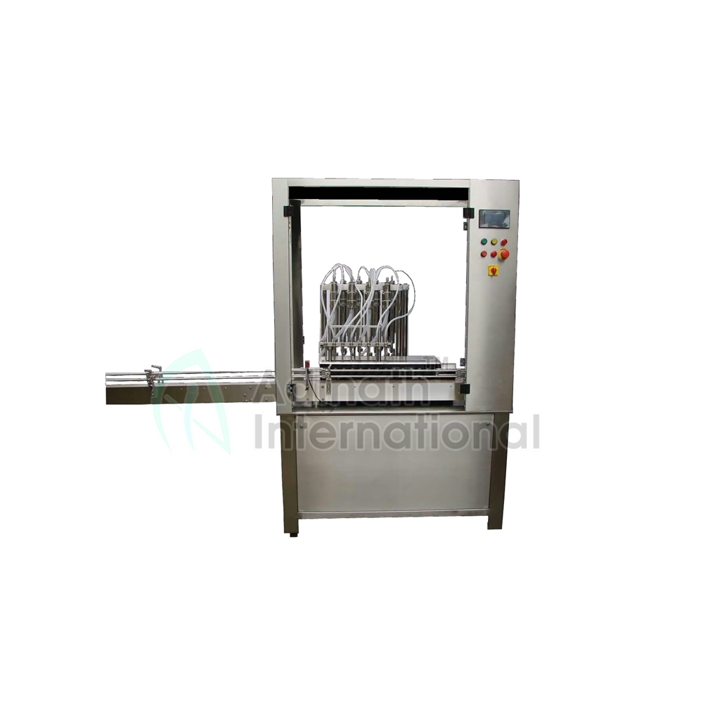 Automatic Six Head Volumetric Liquid Filling Machine