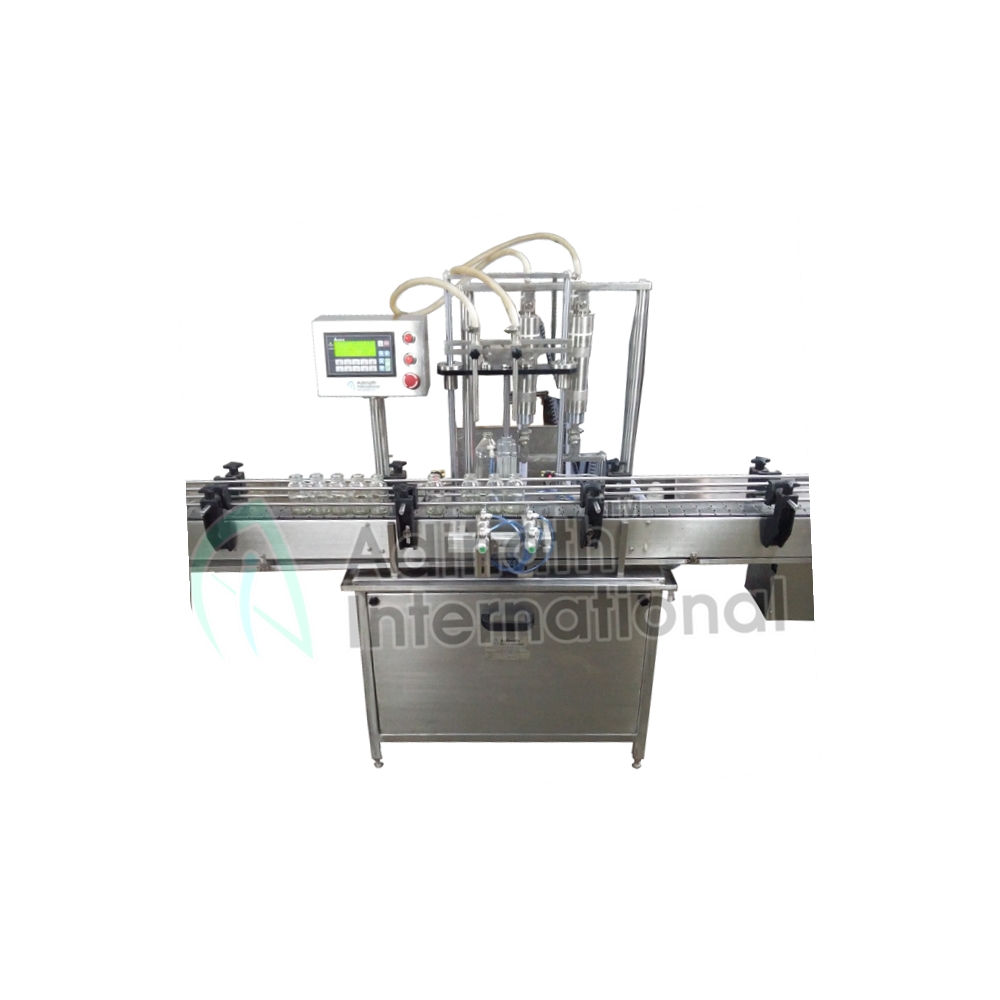 Automatic Two Head Volumetric Liquid Filling Machine