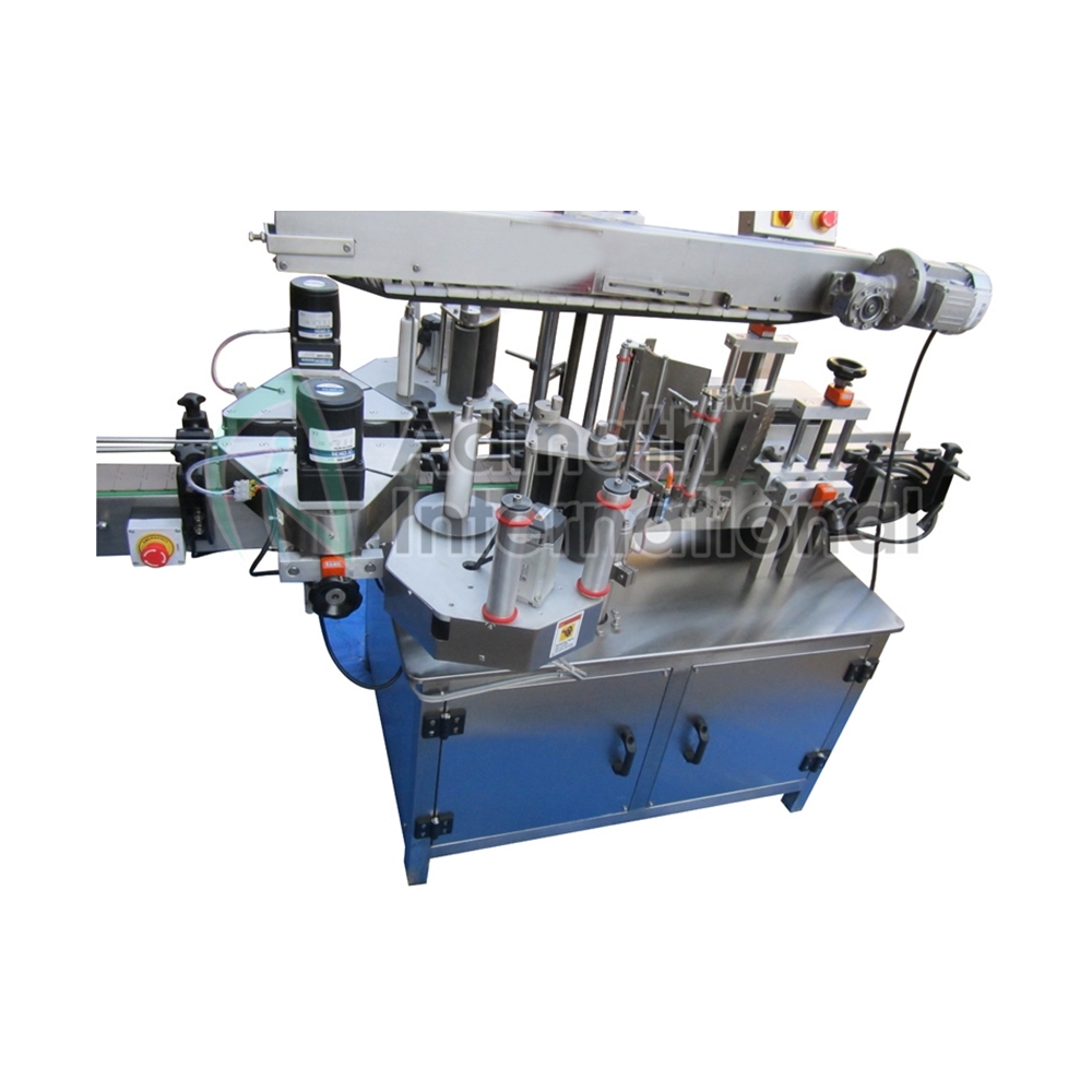 Automatic Double Side Flat Bottle Sticker Labeling Machine