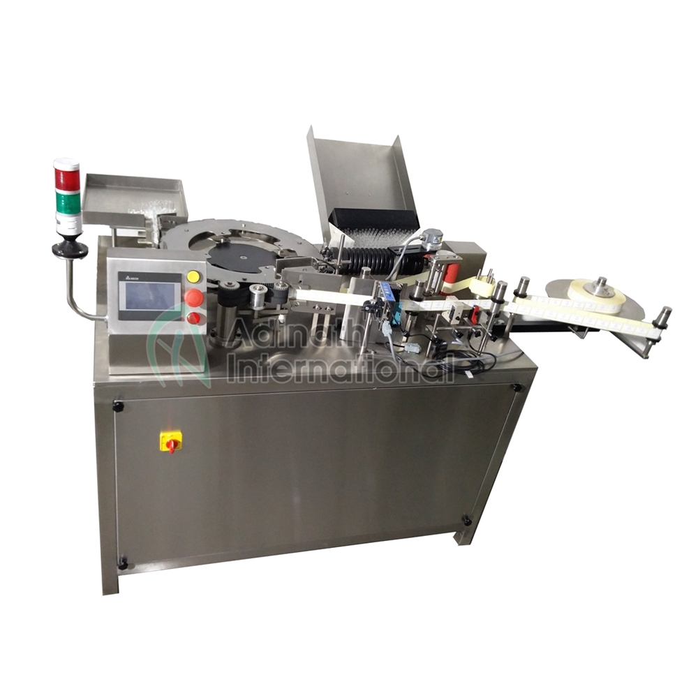 High Speed Vertical Ampoule Sticker Labeling Machine